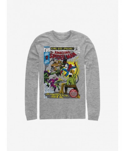 Marvel Spider-Man Comic Long-Sleeve T-Shirt $7.90 T-Shirts