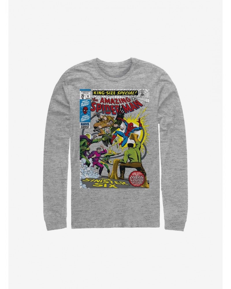 Marvel Spider-Man Comic Long-Sleeve T-Shirt $7.90 T-Shirts