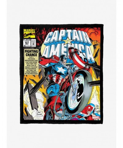 Marvel Captain America Fighting Chance Throw Blanket $17.97 Blankets