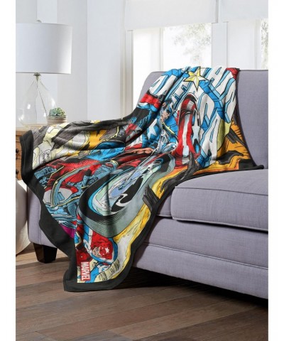 Marvel Captain America Fighting Chance Throw Blanket $17.97 Blankets