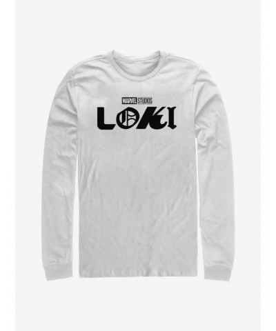 Marvel Loki Logo Long-Sleeve T-Shirt $12.63 T-Shirts