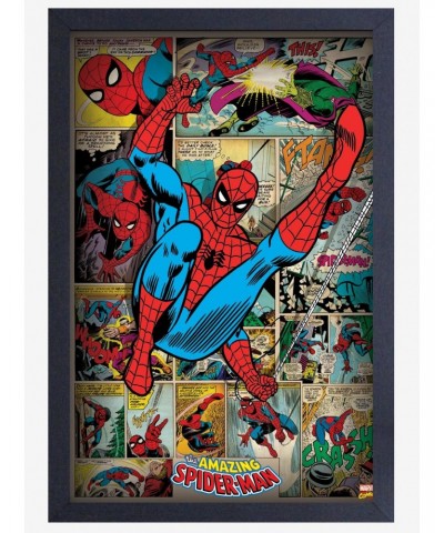 Marvel Spiderman Panels Poster $9.71 Posters