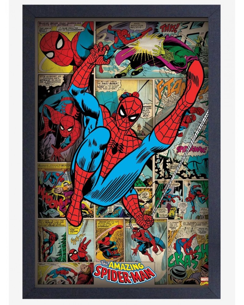 Marvel Spiderman Panels Poster $9.71 Posters