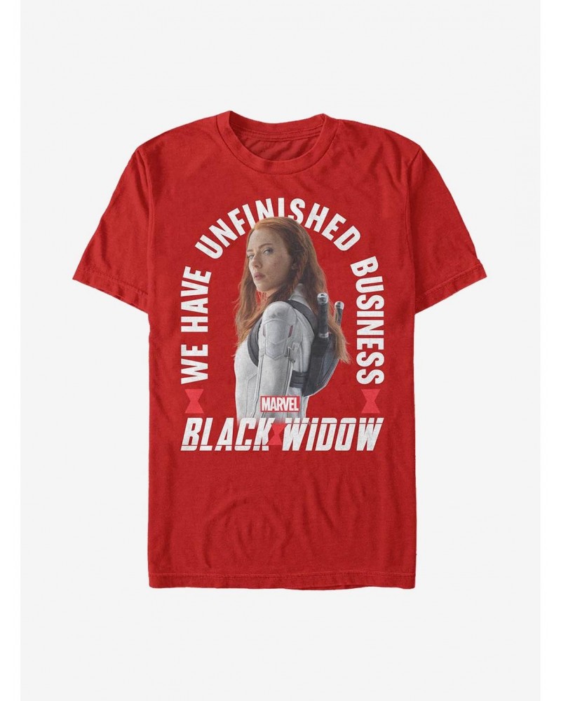 Marvel Black Widow T-Shirt Widow Arch T-Shirt $7.27 T-Shirts