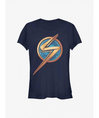 Marvel Ms. Marvel Logo Icon Girls T-Shirt $5.98 T-Shirts