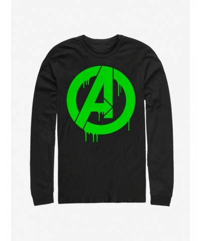 Marvel Avengers Oozing Avengers Long-Sleeve T-Shirt $8.16 T-Shirts