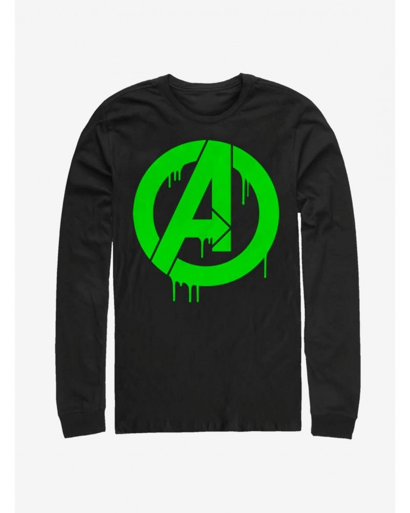 Marvel Avengers Oozing Avengers Long-Sleeve T-Shirt $8.16 T-Shirts