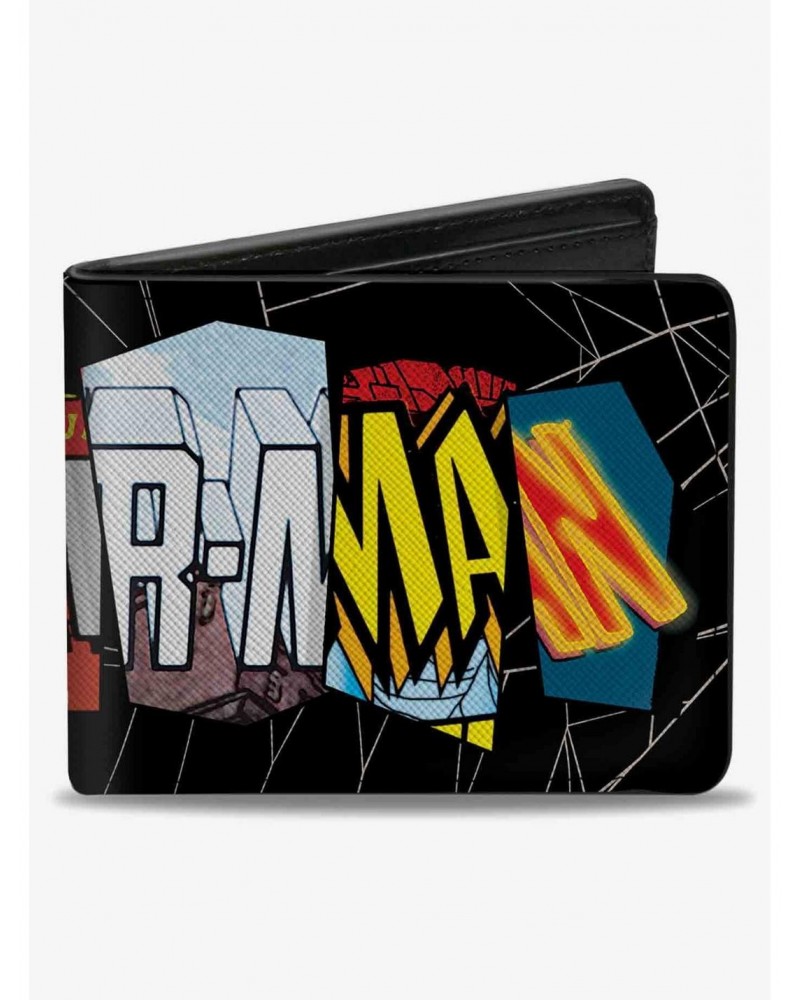 Marvel Spider-Man Comic Book Typography Bifold Wallet $10.45 Wallets