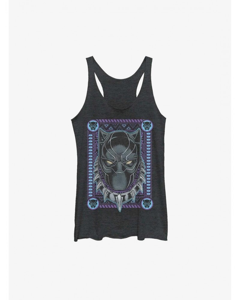 Marvel Black Panther Masked Panther Card Girls Tank $9.12 Tanks