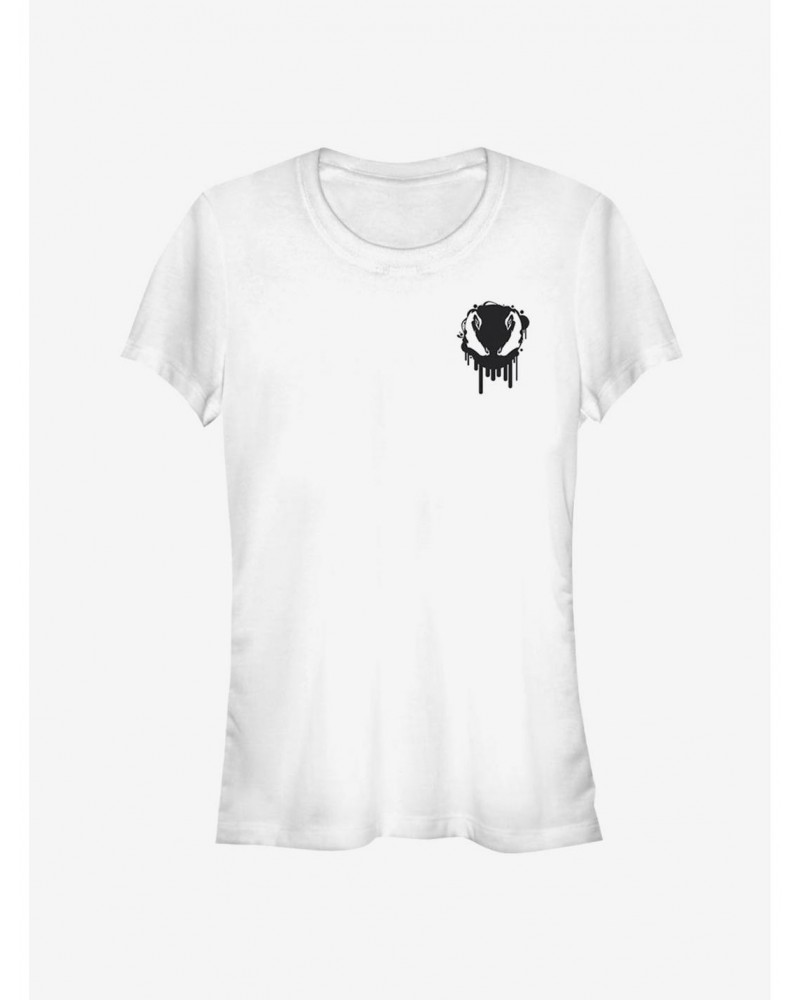 Marvel Venomized Black Drip Icon Girls T-Shirt $7.37 T-Shirts