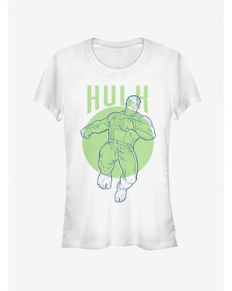 Marvel Avengers Endgame Hulk Simplicity Girls T-Shirt $7.37 T-Shirts