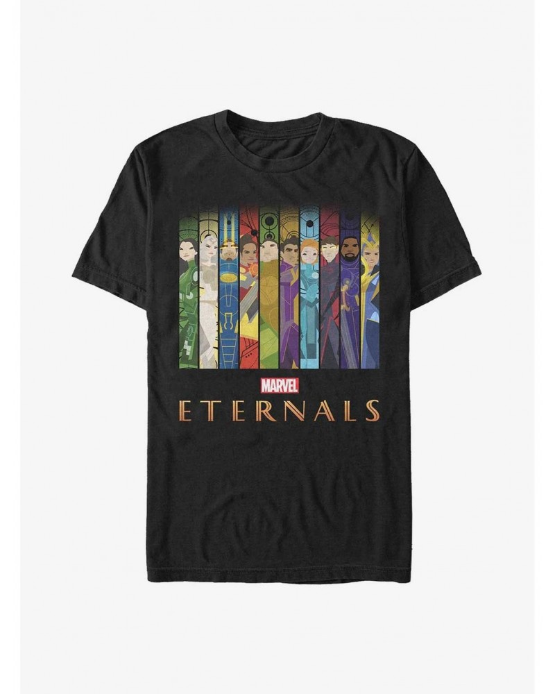 Marvel Eternals Vertical Boxups T-Shirt $8.41 T-Shirts