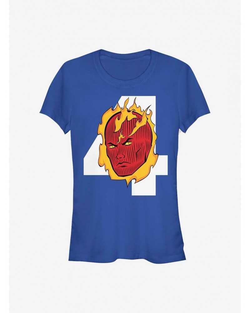 Marvel Fantastic Four Torch Head Girls T-Shirt $9.96 T-Shirts