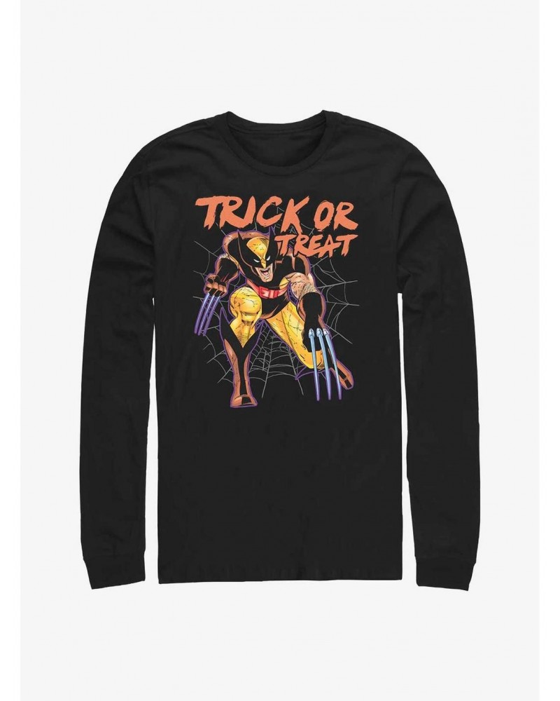 Marvel Wolverine Trick Or Treat Long-Sleeve T-Shirt $8.16 T-Shirts