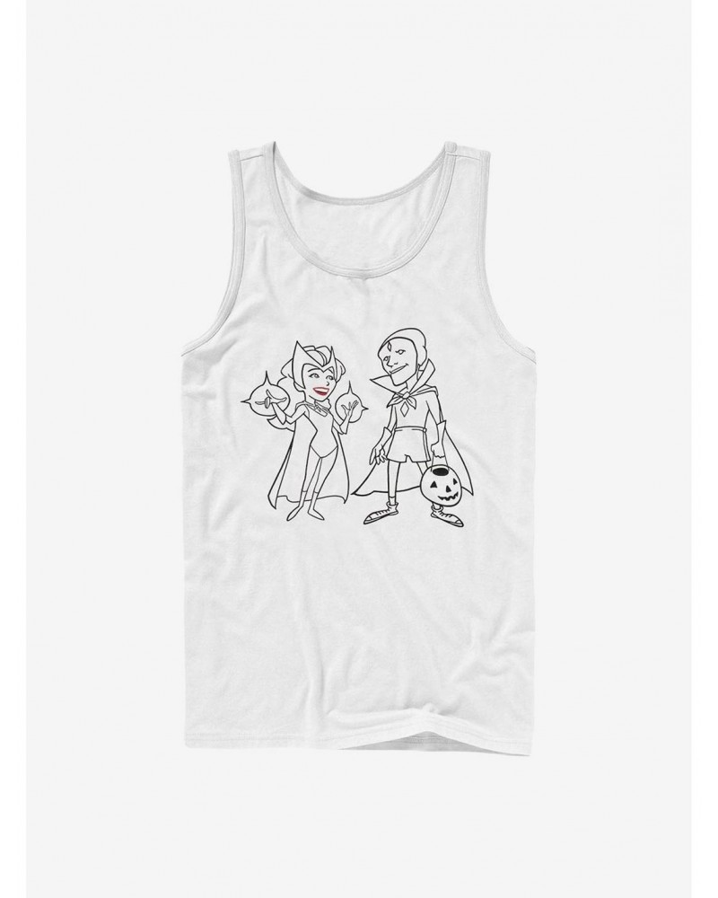 Marvel WandaVision Costume Couple Simple Ink Tank $6.37 Tanks