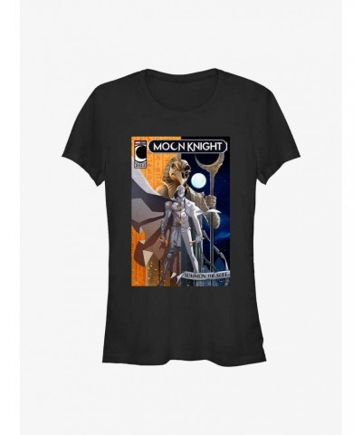 Marvel Moon Knight Summon The Suit Comic Cover Girls T-Shirt $8.96 T-Shirts