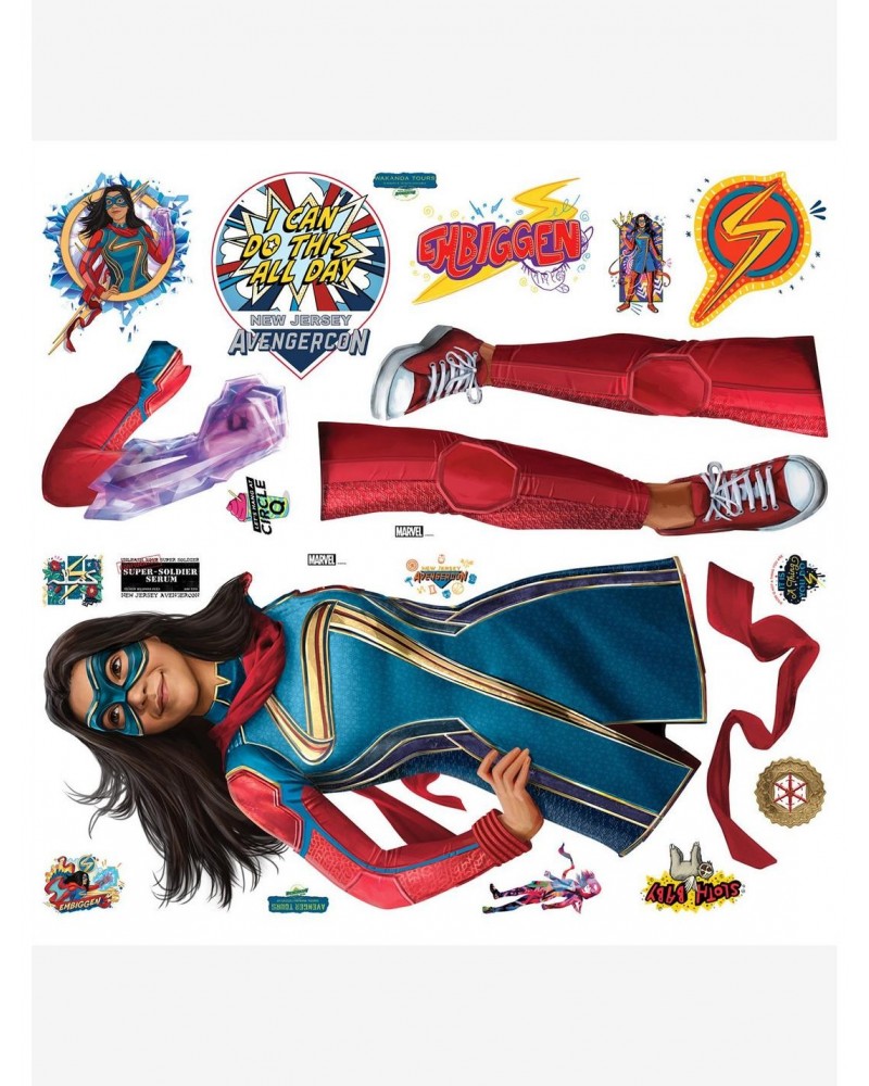 Marvel Ms. Marvel Giant Wall Decals $11.75 Decals