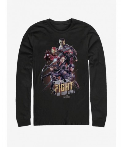 Marvel Avengers: Endgame Life Fight Long-Sleeve T-Shirt $8.69 T-Shirts