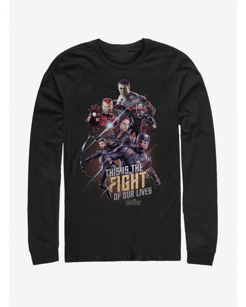 Marvel Avengers: Endgame Life Fight Long-Sleeve T-Shirt $8.69 T-Shirts