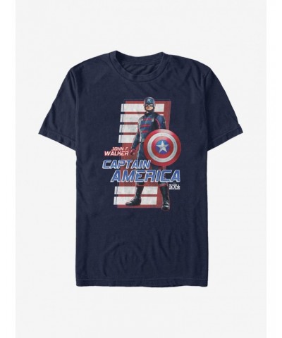 Marvel The Falcon And The Winter Soldier Captain America T-Shirt $6.88 T-Shirts