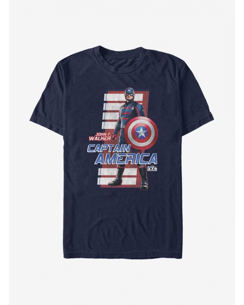 Marvel The Falcon And The Winter Soldier Captain America T-Shirt $6.88 T-Shirts