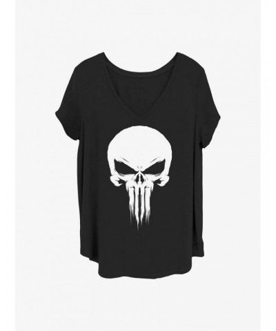 Marvel Punisher Skull Girls T-Shirt Plus Size $6.94 T-Shirts