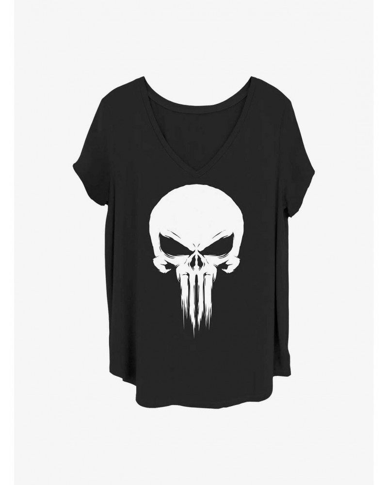 Marvel Punisher Skull Girls T-Shirt Plus Size $6.94 T-Shirts