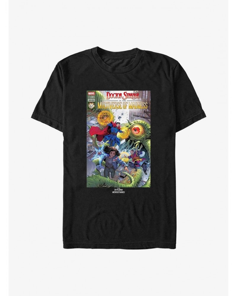 Marvel Doctor Strange In The Multiverse Of Madness Modern Comic Cover T-Shirt $6.50 T-Shirts