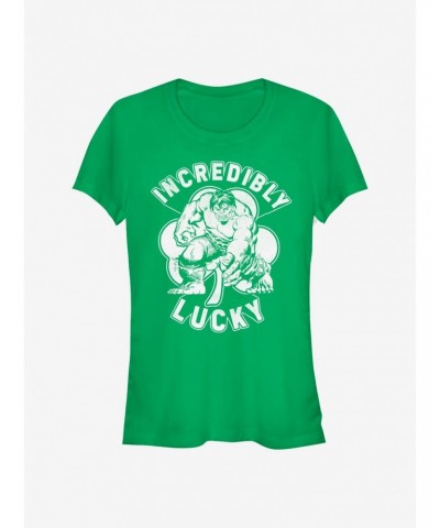 Marvel The Hulk Lucky Hulk Girls T-Shirt $7.17 T-Shirts