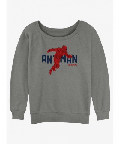 Marvel Ant-Man Text Pop Ant-Man Slouchy Sweatshirt $10.63 Sweatshirts