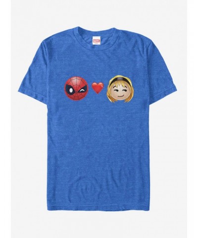 Marvel Spider-Man Emoji Love T-Shirt $9.56 T-Shirts