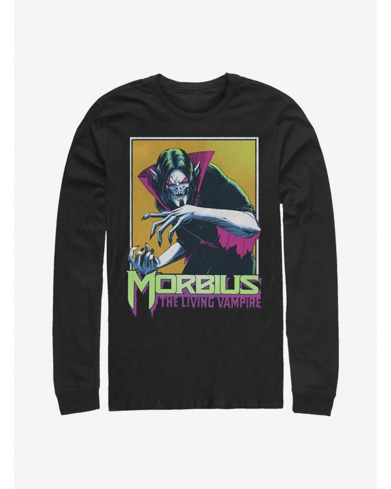 Marvel Morbius Framed Morbius Long-Sleeve T-Shirt $10.26 T-Shirts