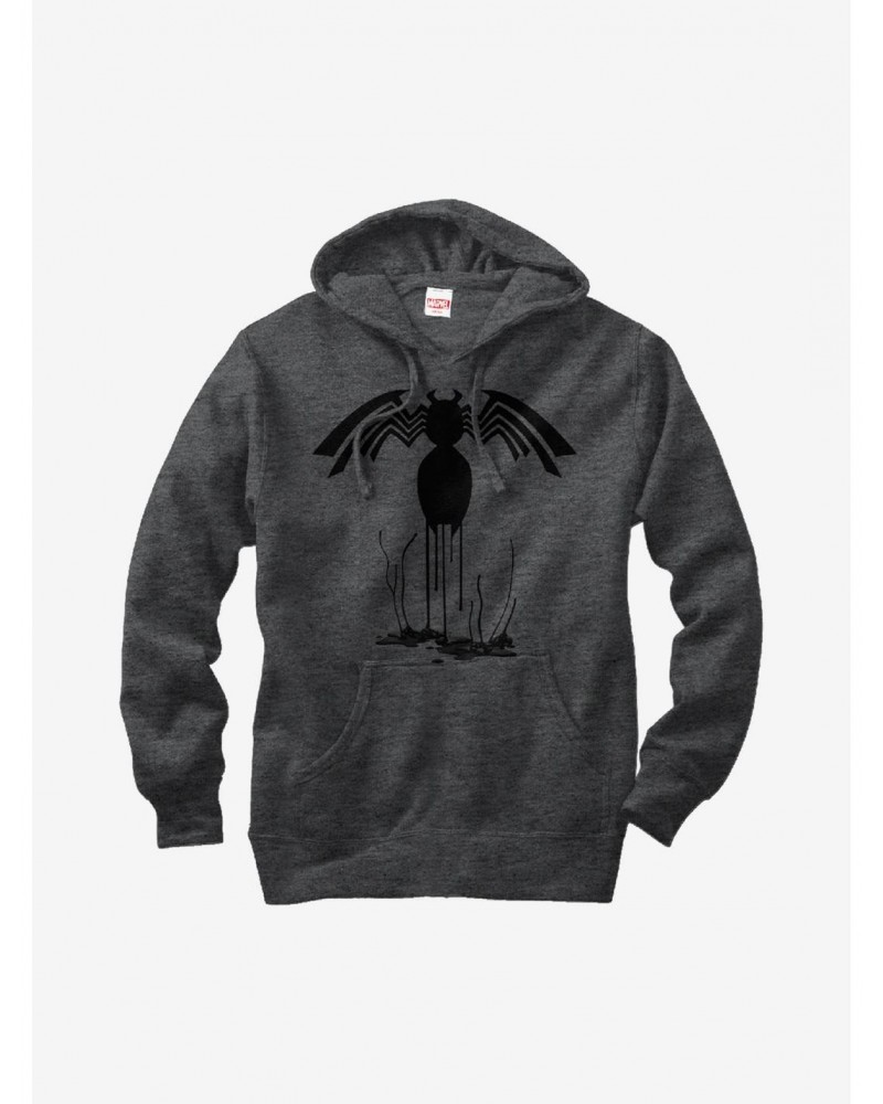 Marvel Venom Logo Drip Pattern Hoodie $14.01 Hoodies