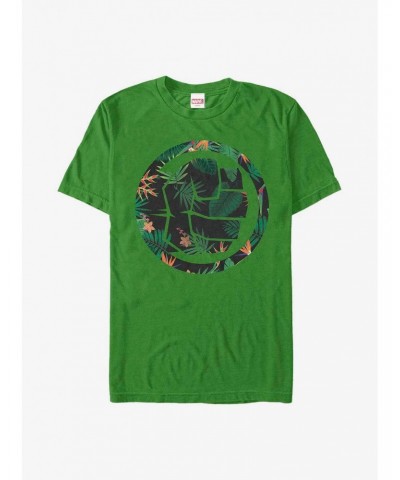 Marvel Hulk Floral Icon T-Shirt $6.12 T-Shirts