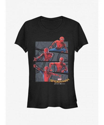 Marvel Spider-Man Homecoming Angle Girls T-Shirt $9.76 T-Shirts