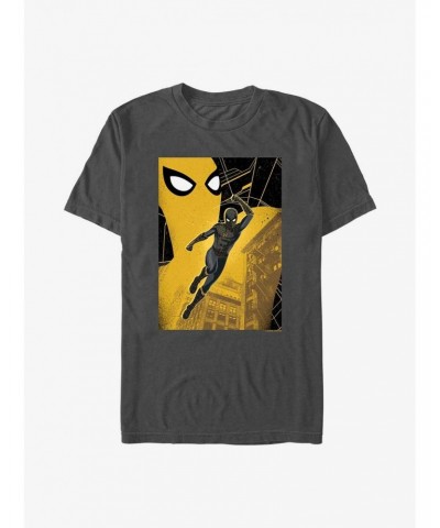 Marvel's Spider-Man Black Suit Grunge Graphic T-Shirt $6.12 T-Shirts