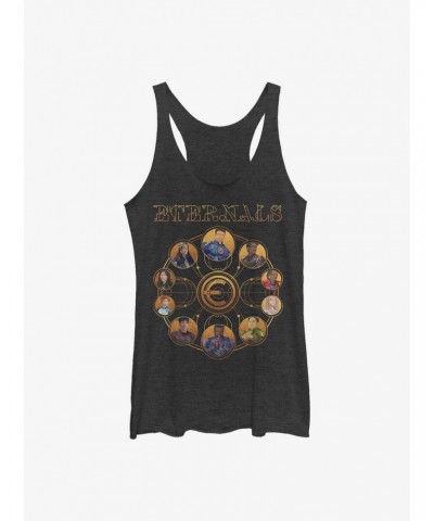 Marvel Eternals Circular Gold Heroes Girls Tank $10.15 Tanks