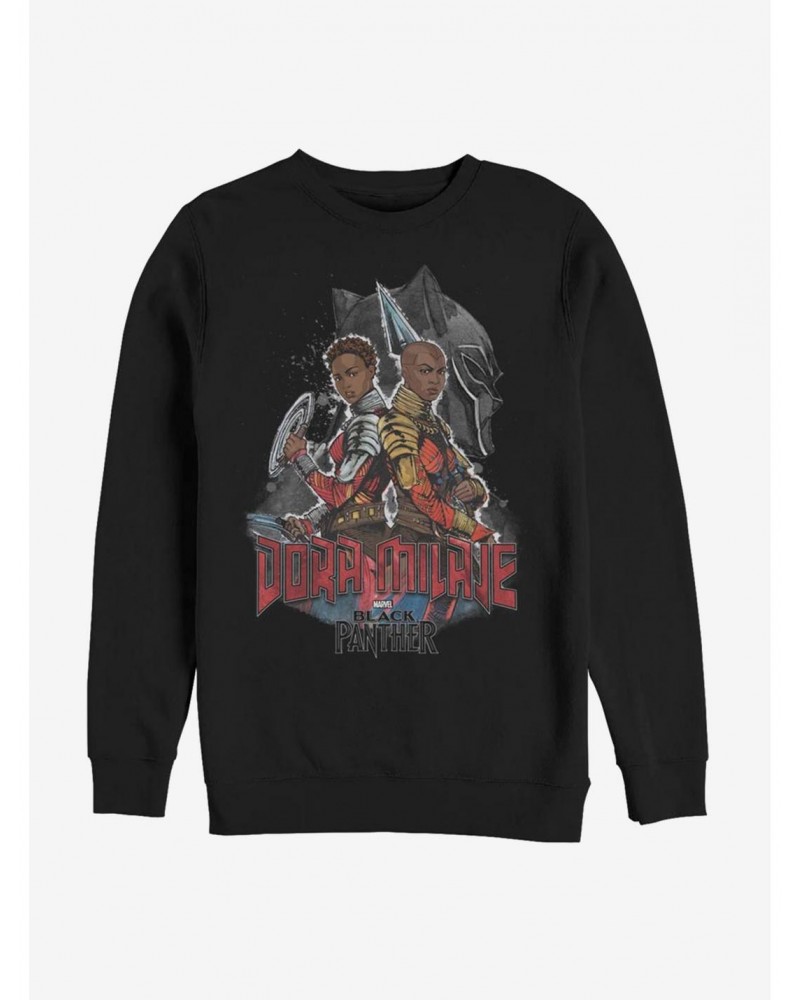 Marvel Black Panther Dora Milaje Sweatshirt $12.40 Sweatshirts