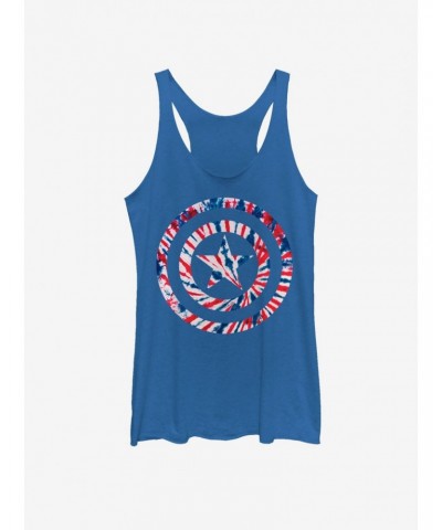 Marvel Captain America America Tie-Dye Girls Tank $7.25 Tanks