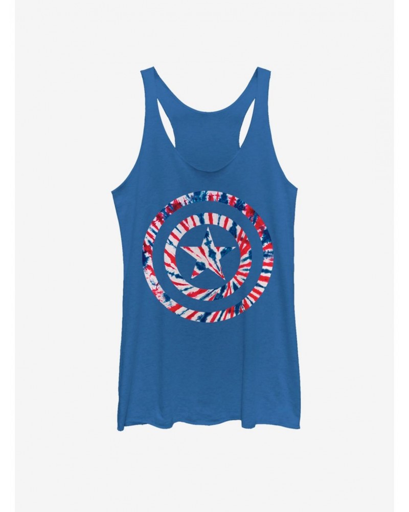 Marvel Captain America America Tie-Dye Girls Tank $7.25 Tanks