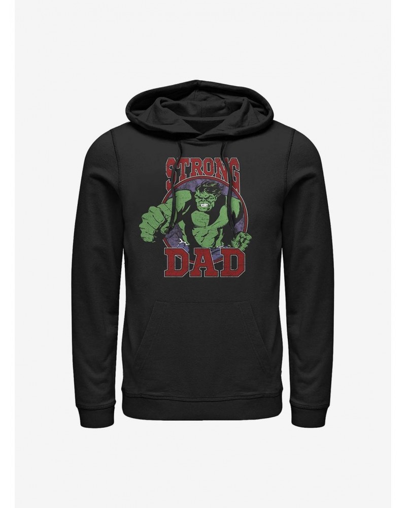 Marvel Hulk Strong Dad Hoodie $12.21 Hoodies