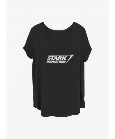 Marvel Iron Man Stark Logo Girls T-Shirt Plus Size $8.55 T-Shirts