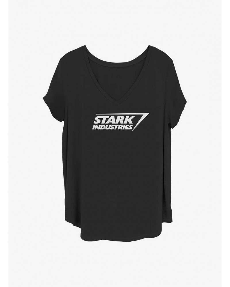 Marvel Iron Man Stark Logo Girls T-Shirt Plus Size $8.55 T-Shirts