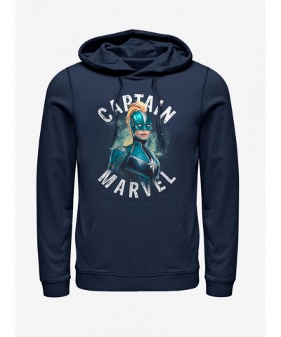 Marvel Captain Marvel Blue Hoodie $14.73 Hoodies