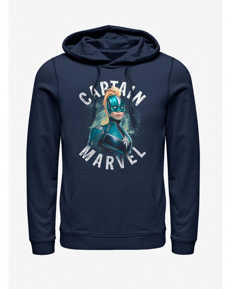 Marvel Captain Marvel Blue Hoodie $14.73 Hoodies