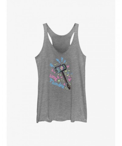 Marvel Thor: Love and Thunder Graffiti Hammer Girls Tank $9.95 Tanks