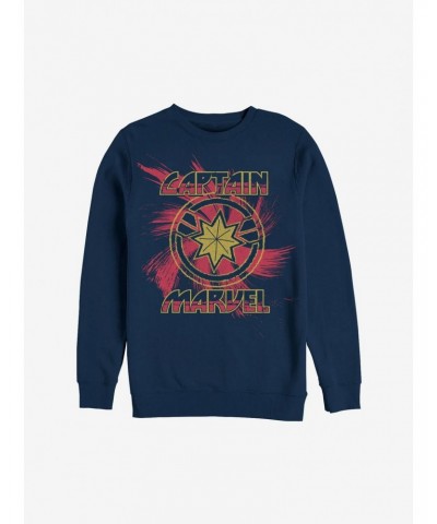 Marvel Captain Marvel Swirl Sweatshirt $13.87 Sweatshirts