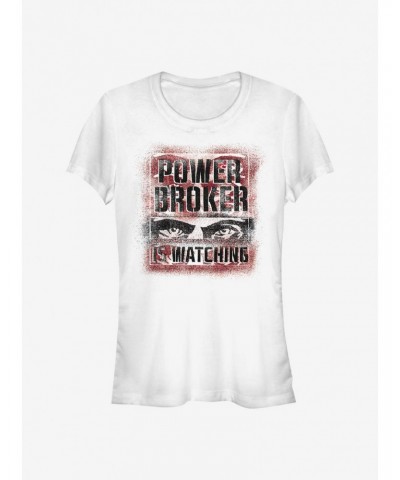 Marvel The Falcon And The Winter Soldier Power Broker Is Watching Girls T-Shirt $8.96 T-Shirts