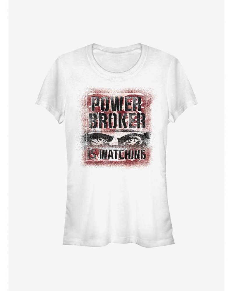 Marvel The Falcon And The Winter Soldier Power Broker Is Watching Girls T-Shirt $8.96 T-Shirts