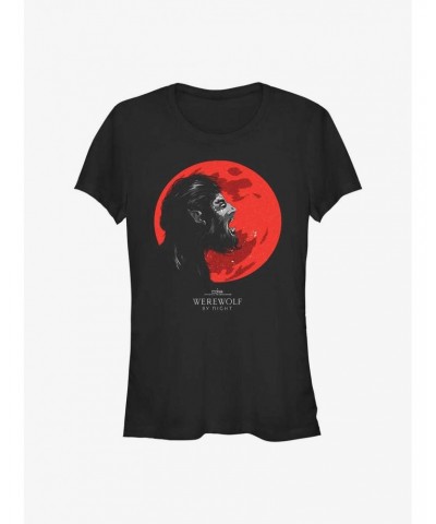 Marvel Studios' Special Presentation: Werewolf By Night Howling Blood Moon Girls T-Shirt $7.37 T-Shirts